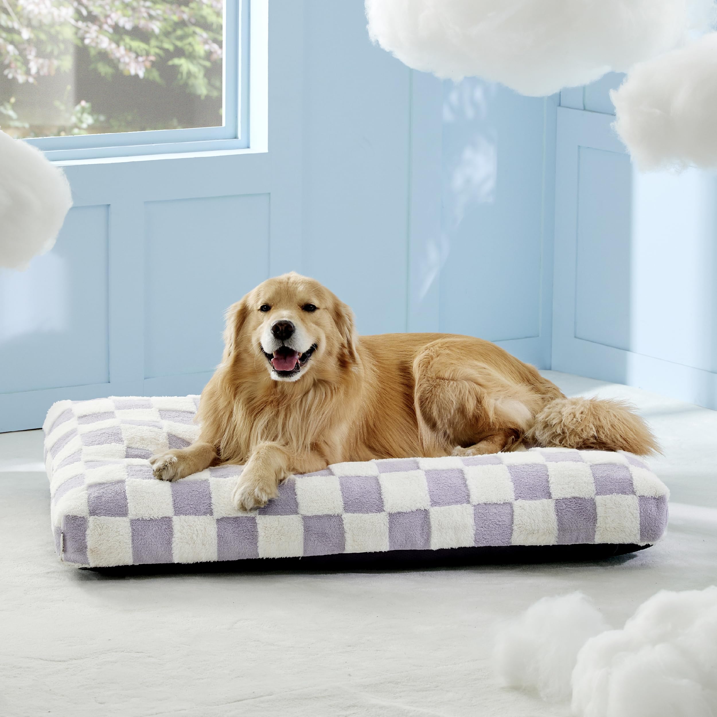LE SURE cama versátil para interior y jaula, morada y cómodo