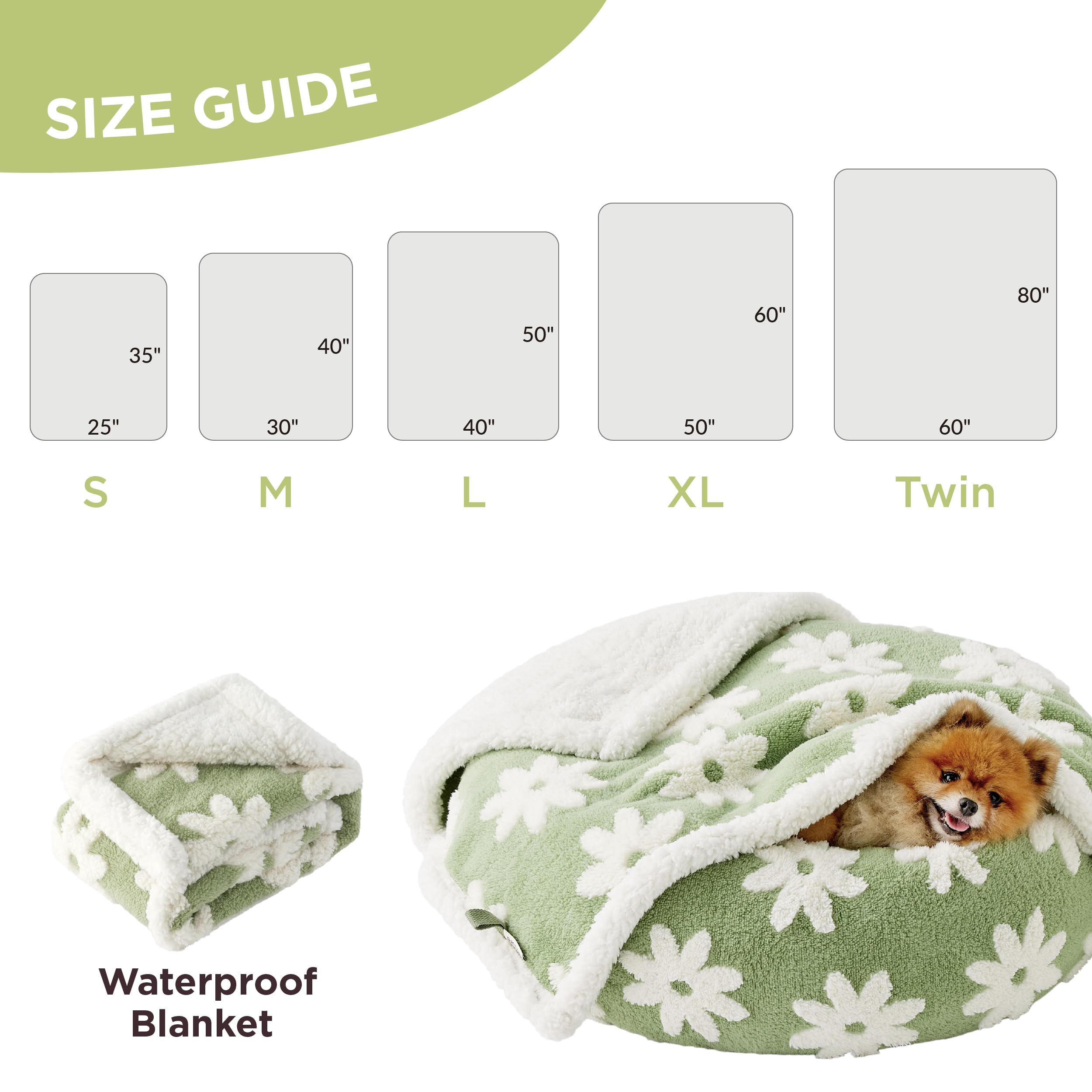 LE SURE manta lavable a máquina para perros y gatos, fácil de limpiar