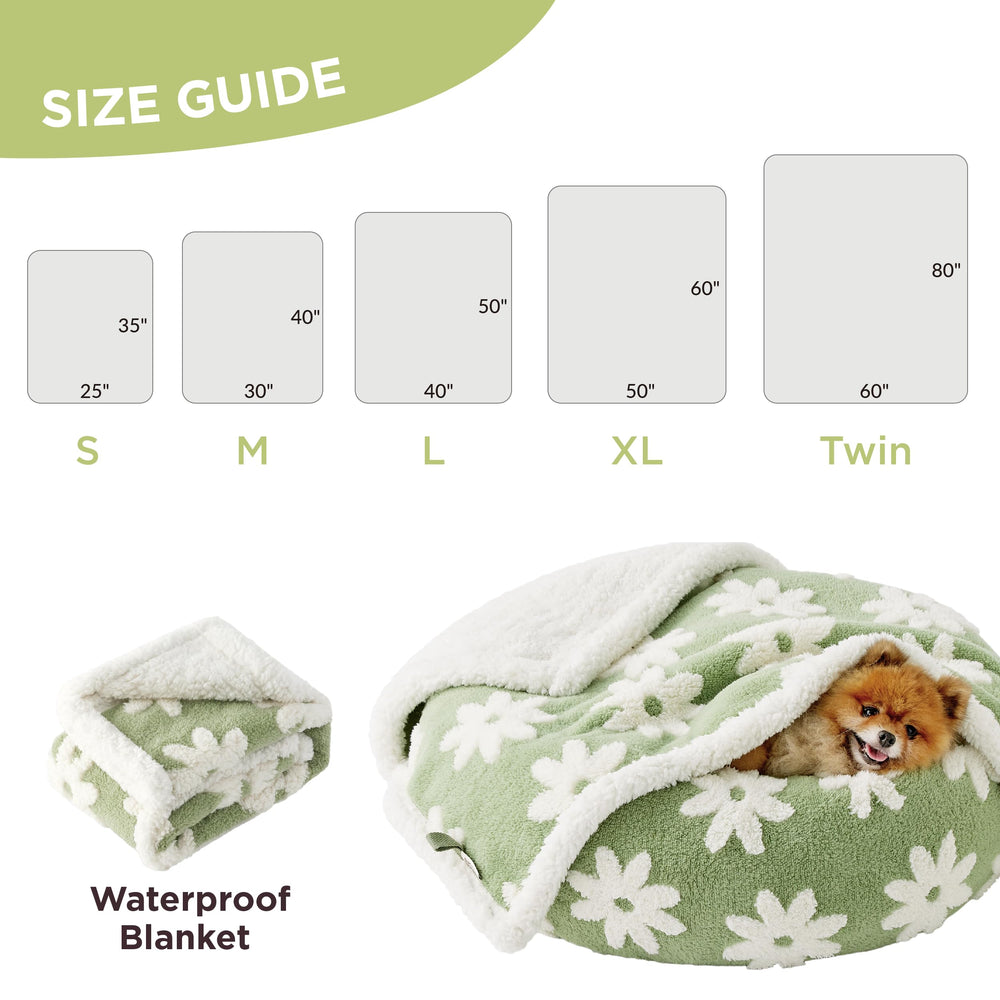 LE SURE manta lavable a máquina para perros y gatos, fácil de limpiar