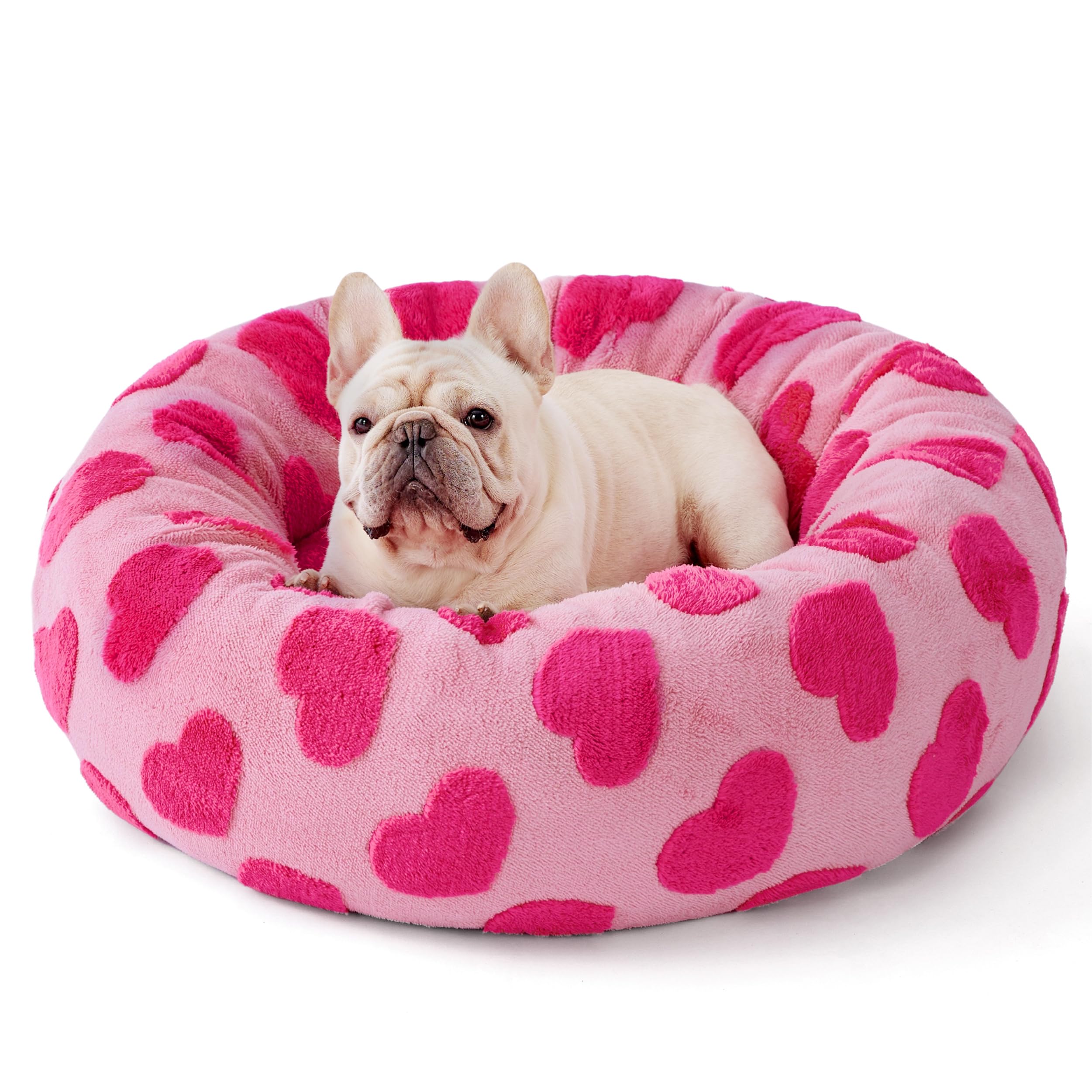 Textura de peluche jacquard suave para una experiencia premium de la mascota.