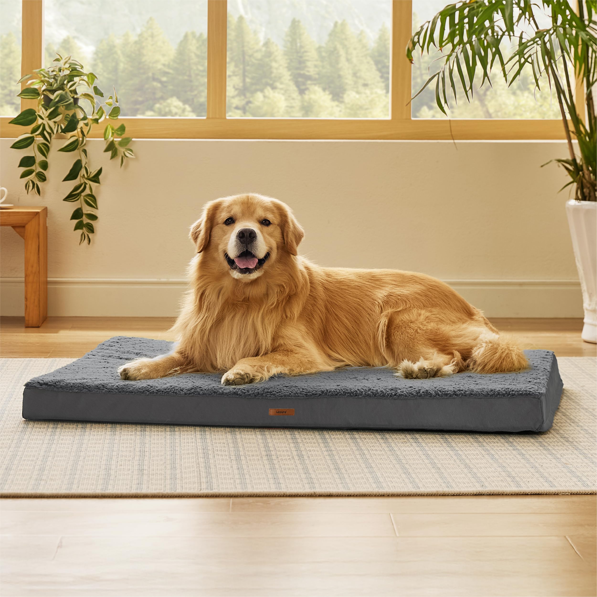 Funda LE SURE XL con felpa suave para descanso cómodo del perro