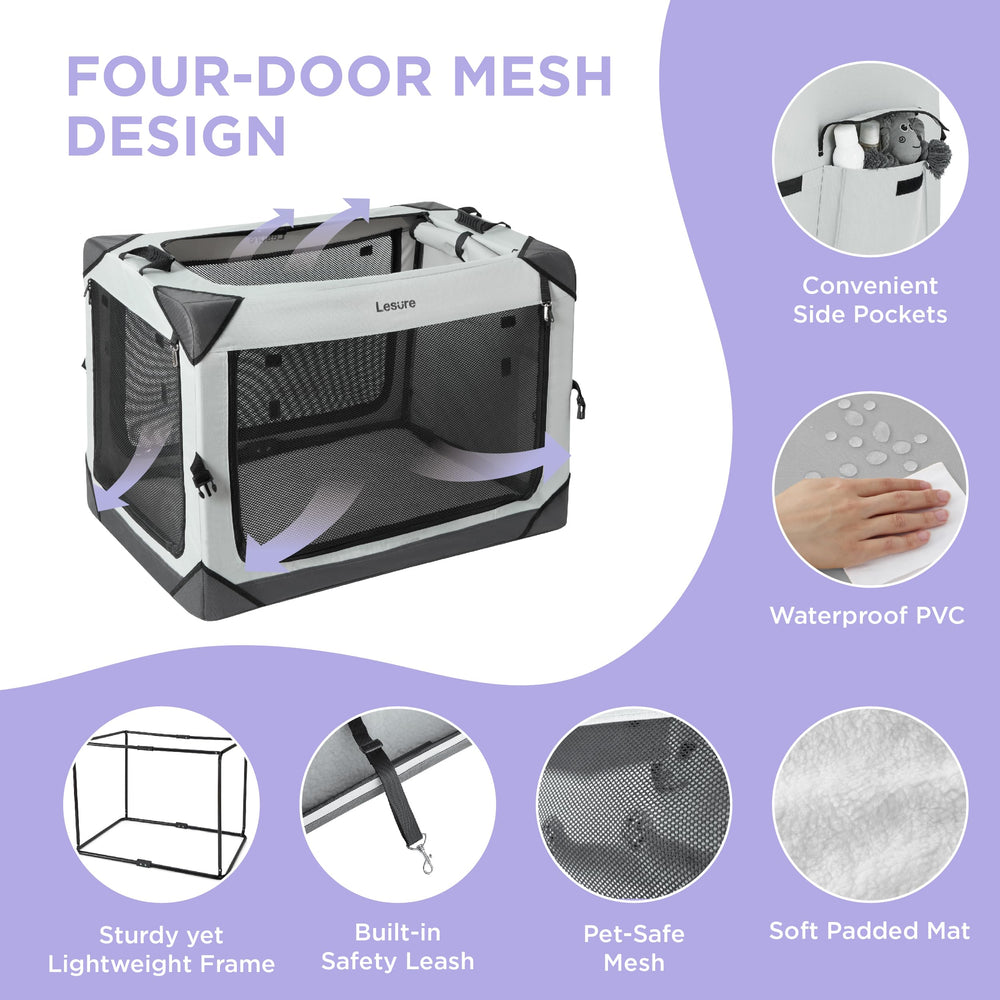 LE SURE ventanas de malla ofrecen visibilidad y ventilación para comodidad
