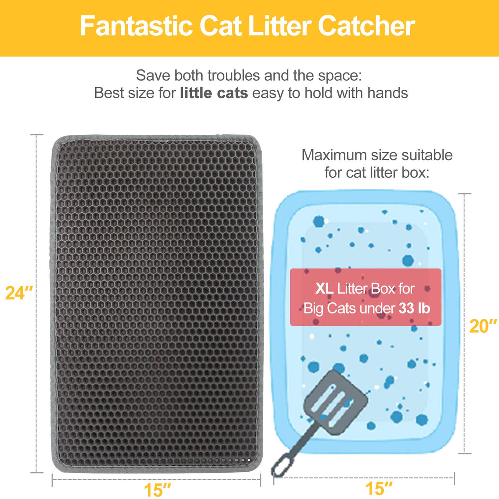 LeToo alfombra de doble capa impermeable protege suelos.