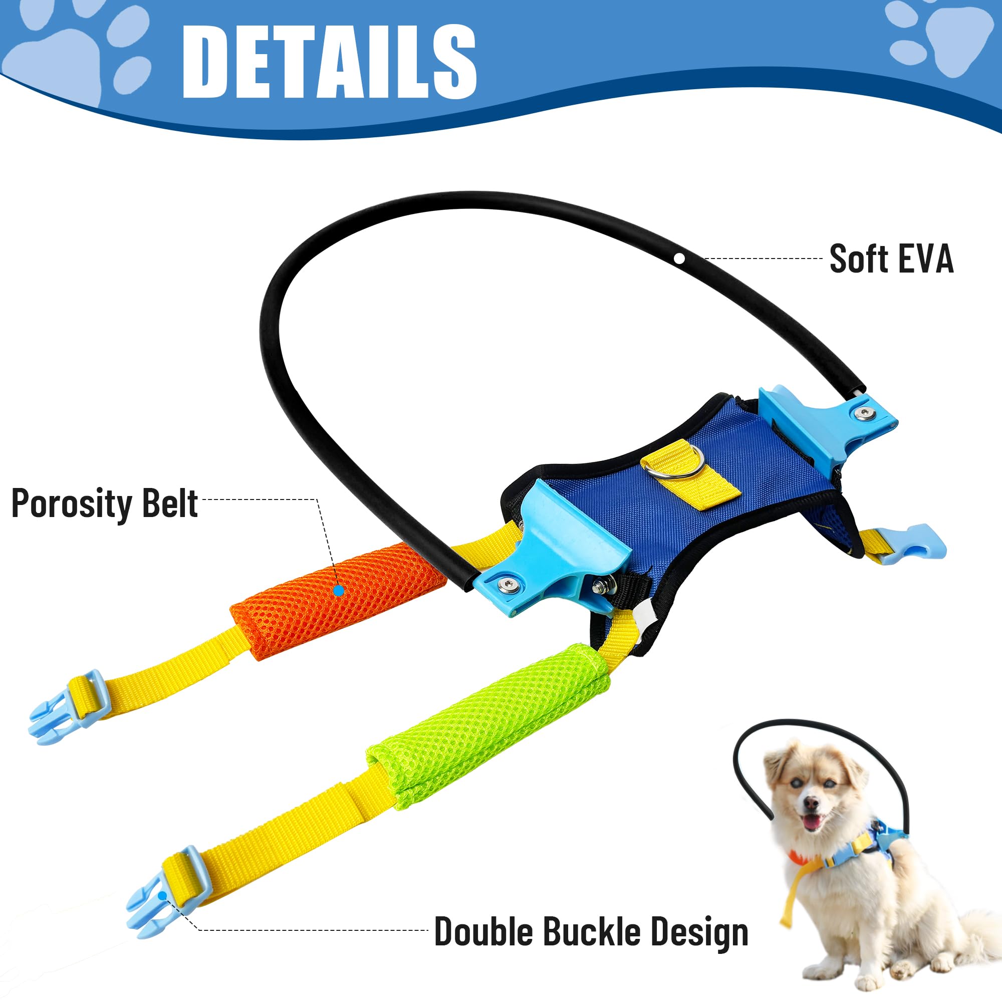 LetPetRun Halo protección ante obstáculos para paseos al aire libre.