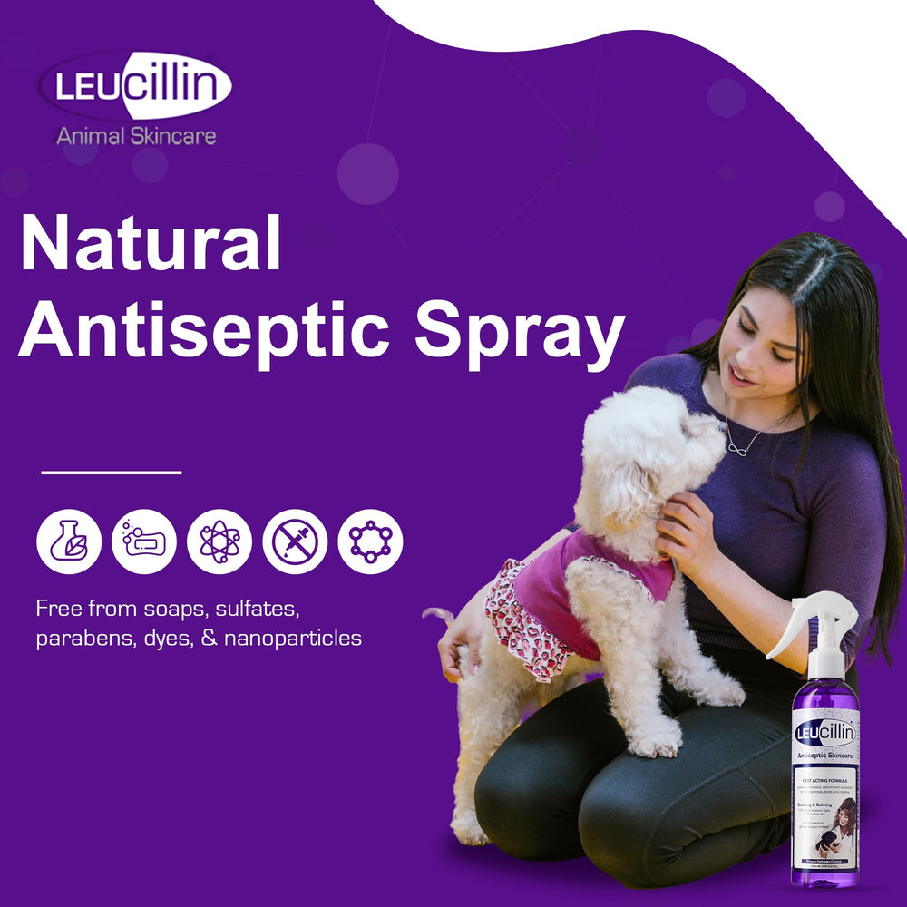 Leucillin cuidado de piel perro, ayuda a mantener la salud dérmica.