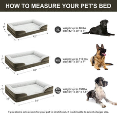 Cojín protegido por funda impermeable en la cama ortopédica LEXTRO.