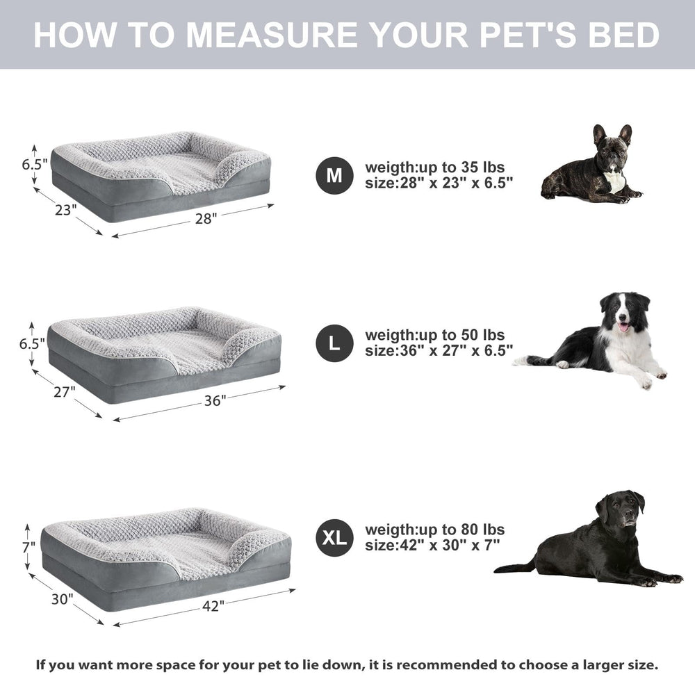 LEXTRO cama para perros grandes funda impermeable lavable para limpieza