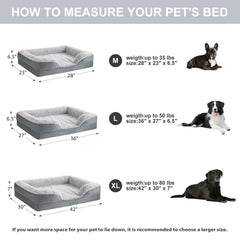 LEXTRO cama para perros grandes funda impermeable lavable para limpieza