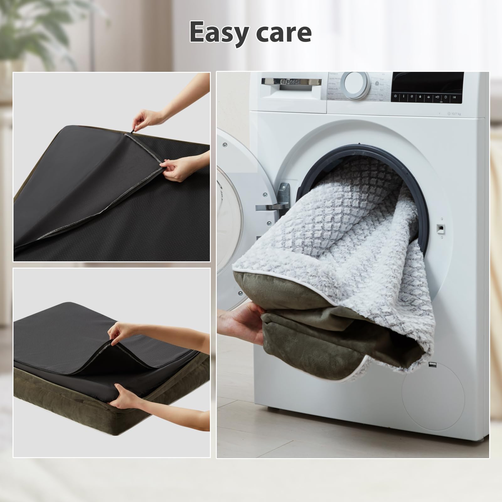 Base antideslizante de la cama LEXTRO para seguridad durante el descanso.