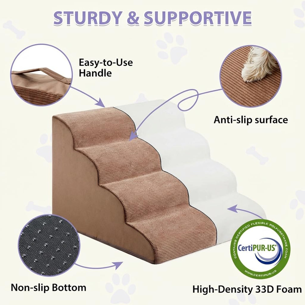 LEXTRO escaleras para cama, base antideslizante estable en cualquier suelo