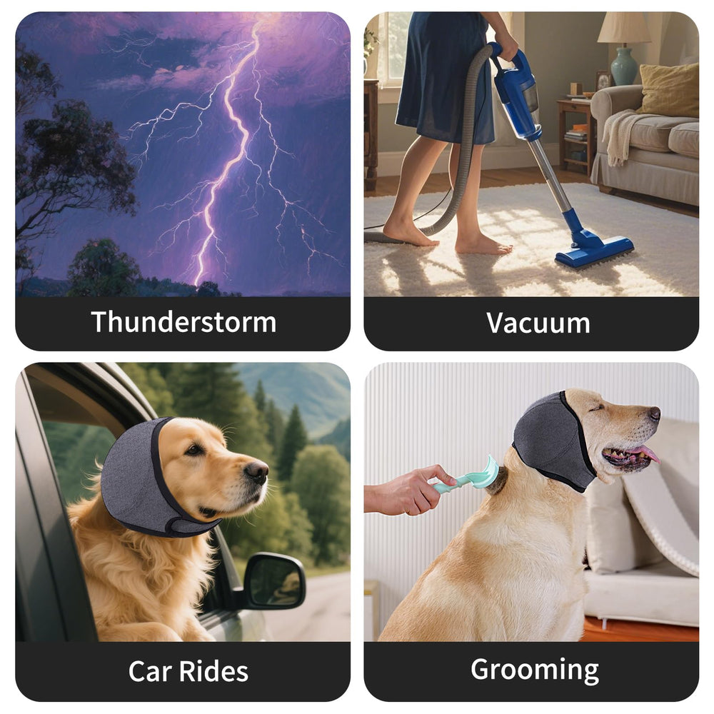 LIANZIMAU orejas para perros, diseño ligero para uso diario y salidas con ruido.