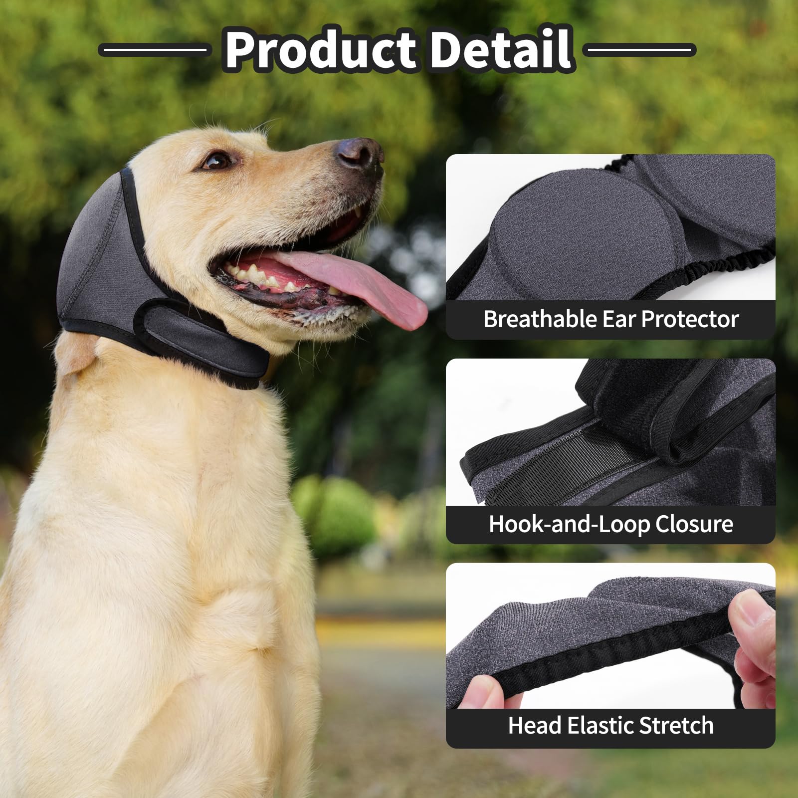 LIANZIMAU orejas-perro tejido ligero y transpirable para mayor comodidad.