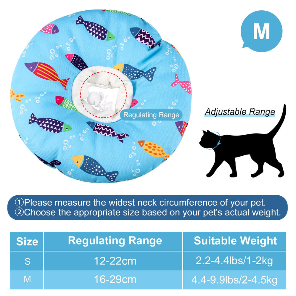 Collar libfrnt con ajuste seguro mantiene al gato cómodo sin obstaculizar comer.