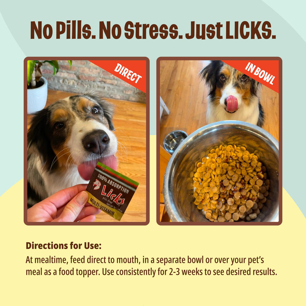 Licks Pill Free sabor natural facilita la aceptación en perros exigentes