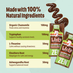 Licks Pill Free: ingredientes naturales para apoyo calmante diario.