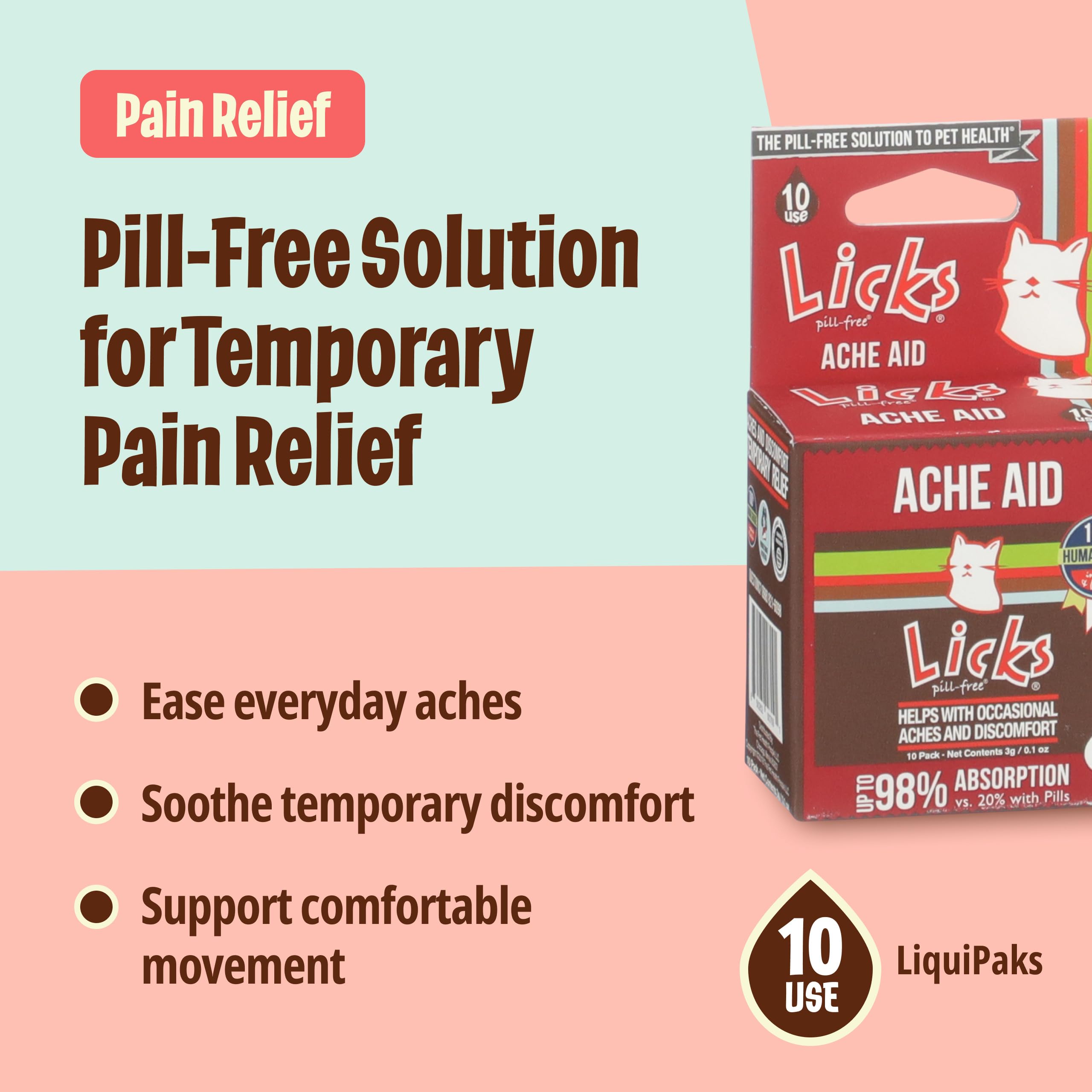 Licks Pill Free: gel de jengibre para gatos, opción natural