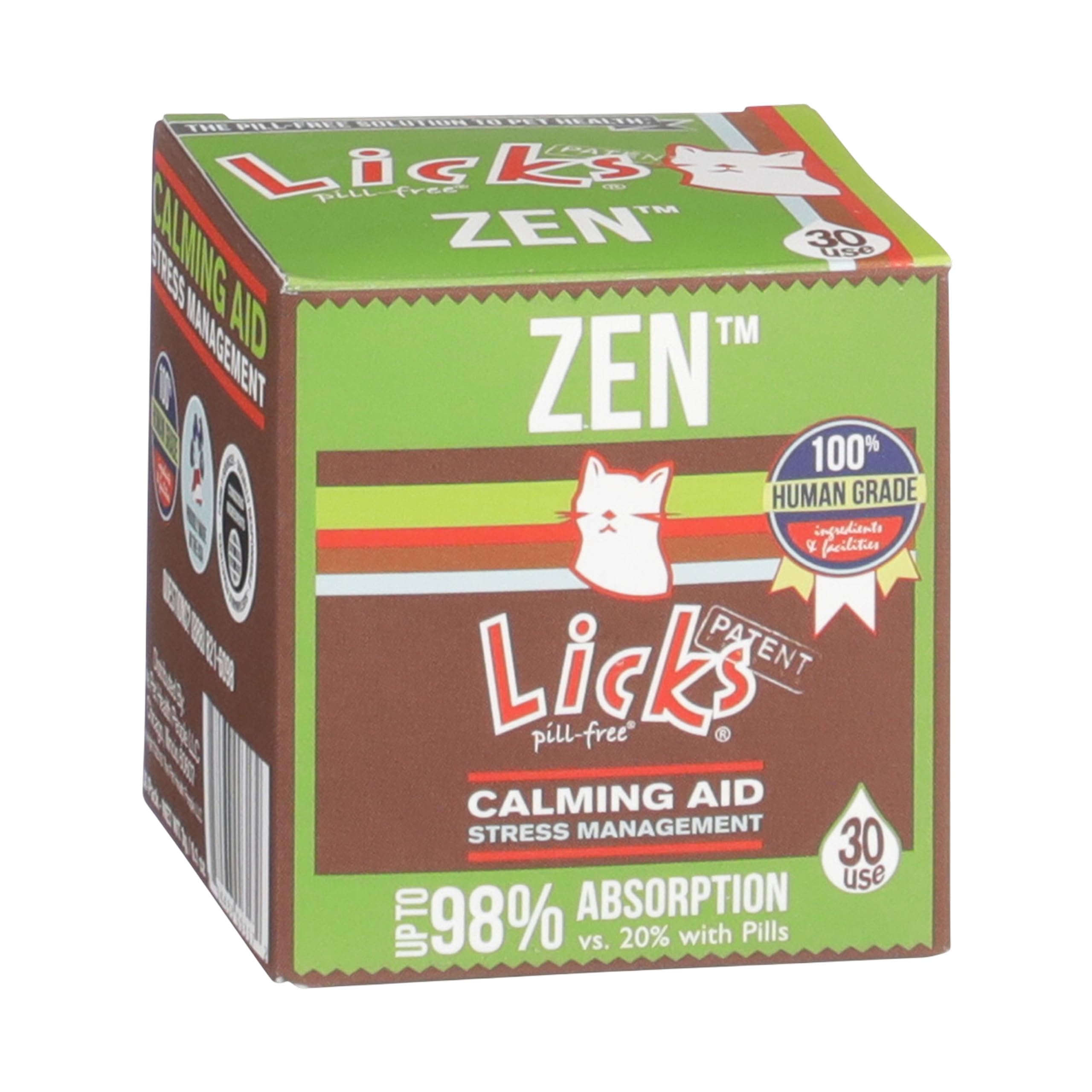 Licks Pill Free Zen Gato: empaque gel, ayuda a calmar el estrés