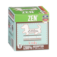 Licks Pill Free Zen gel-paquete para perros pequeños, calma durante estímulos estresantes.