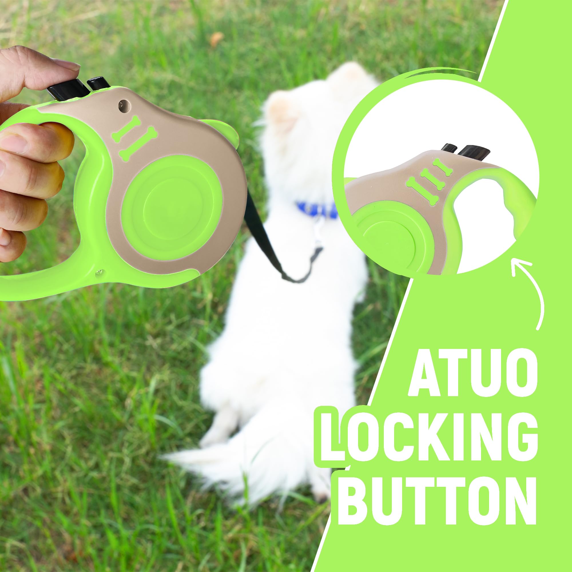 LIEVUIKEN boton-freno grande para control rápido durante el paseo