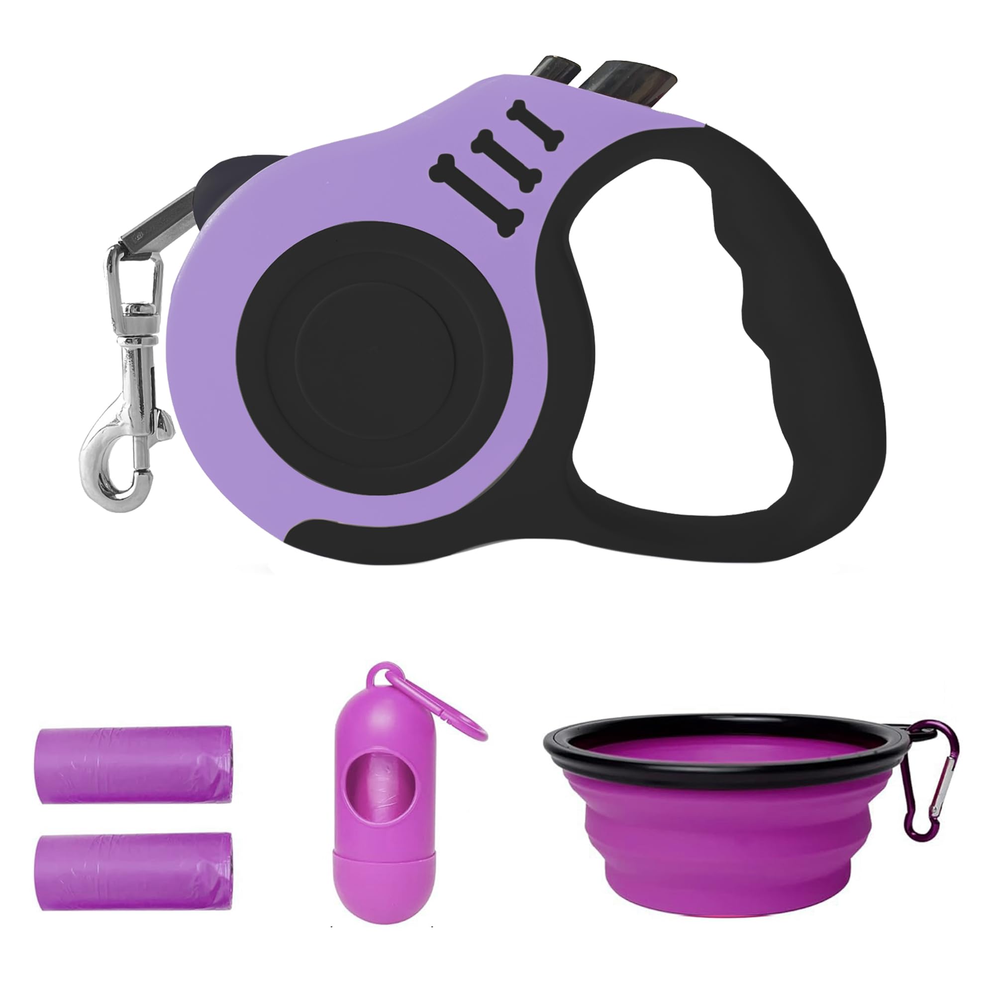 LIEVUIKEN cadena extensible de 10-16 pies para paseo con control suave