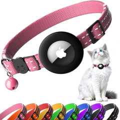 Collar LIEVUIKEN para gato con AirTag, localización rápida.