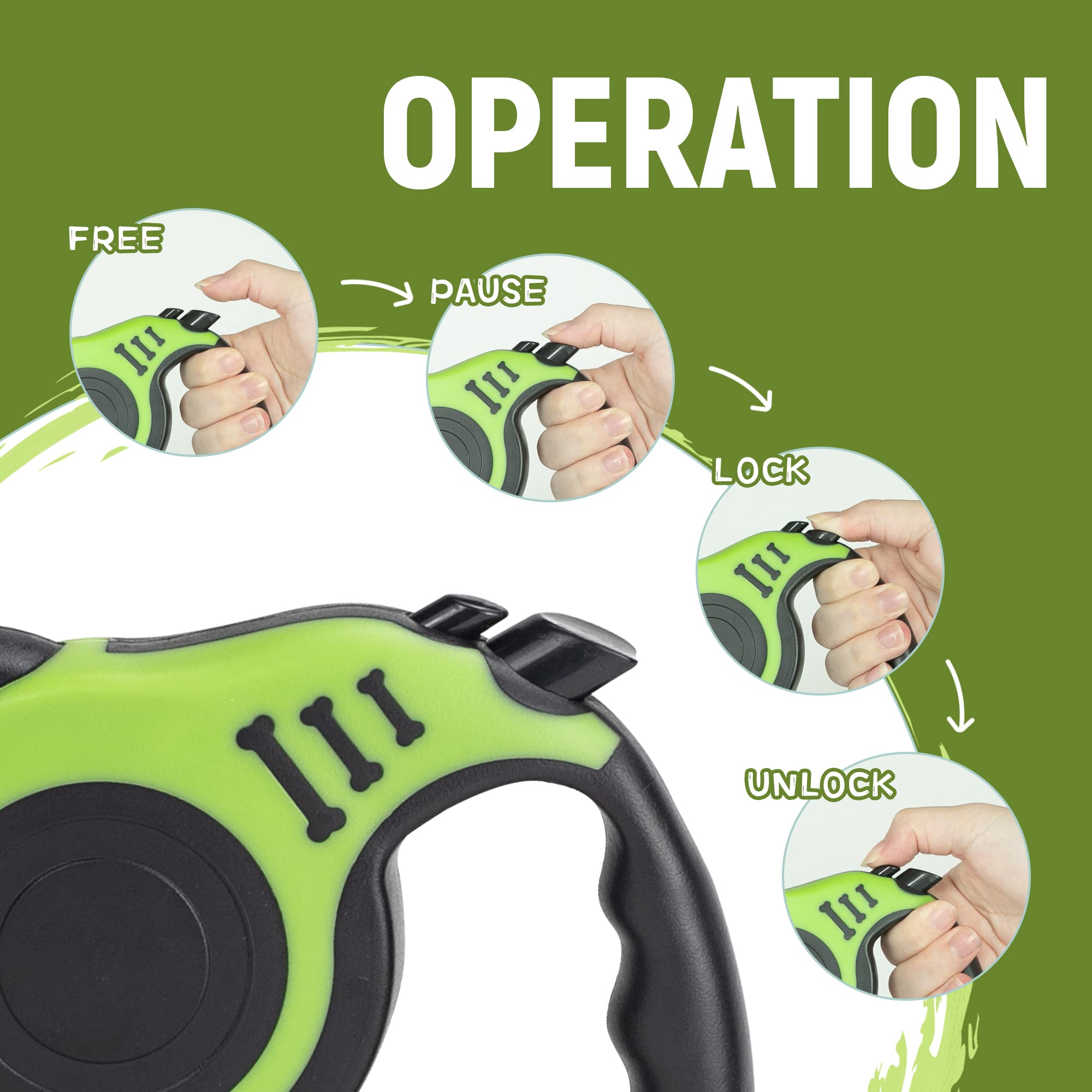 LIEVUIKEN mango ergonómico y cómodo, reduce la fatiga en caminatas.