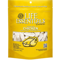 LIFE ESSENTIALS BY CAT-MAN-DOO pollo liofilizado para perros y gatos, snack natural sin rellenos