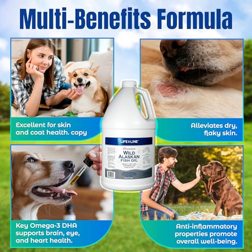 Life Line Pet Nutrition: omega-3 EPA y DHA para cerebro y visión de mascotas.