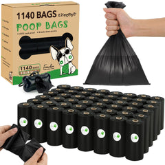 Bolsas Lifegogo para perro, 1140 uds, uso diario seguro