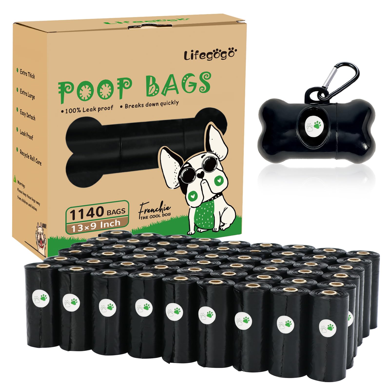 Set de 57 rollos Lifegogo para todo un año de recogida