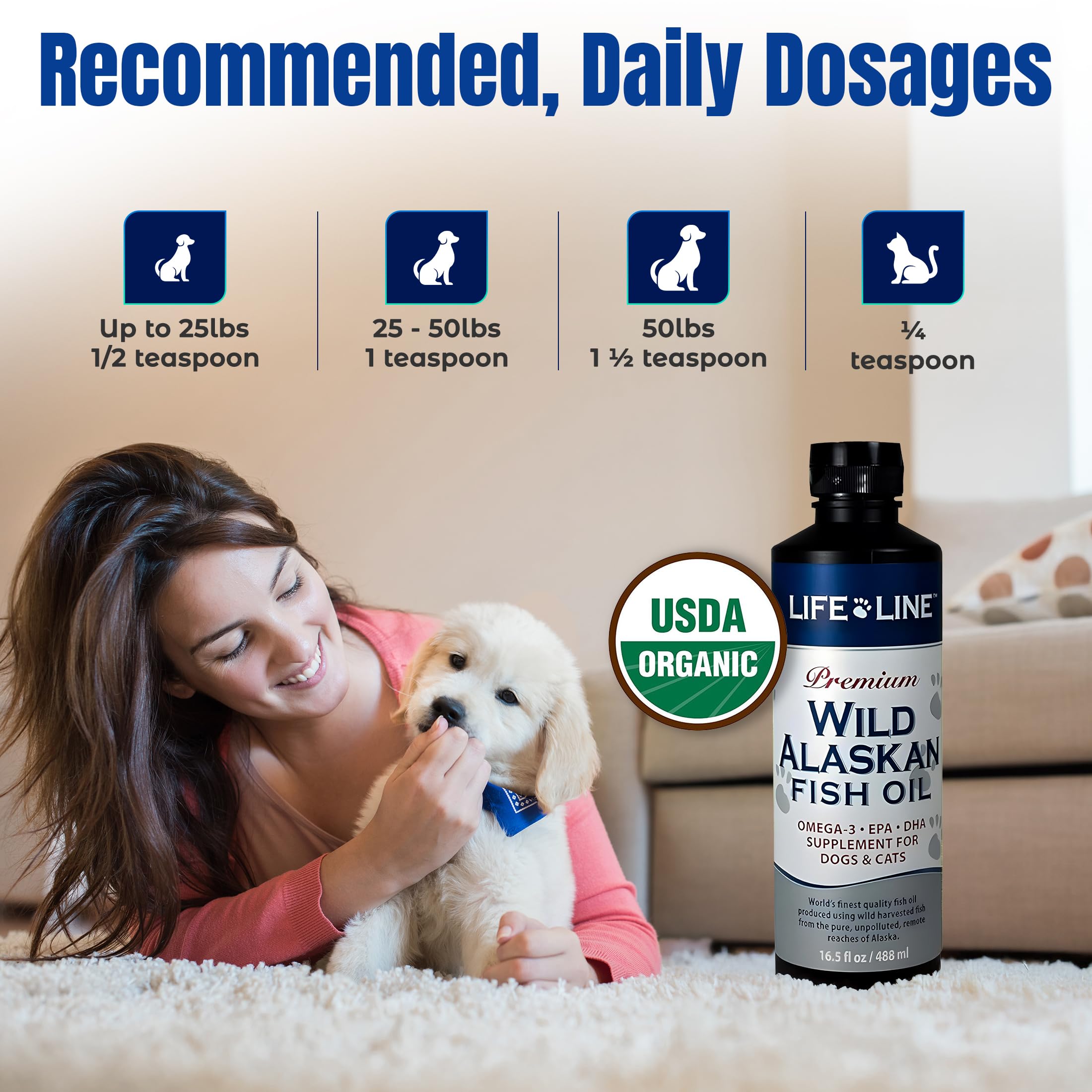 Life Line Pet Nutrition origen Alaska sostenible: pesca responsable y sostenible.