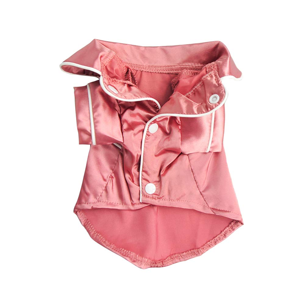Lifeunion pijama canino con cierre de botones y diseño de dos patas, fácil de vestir.