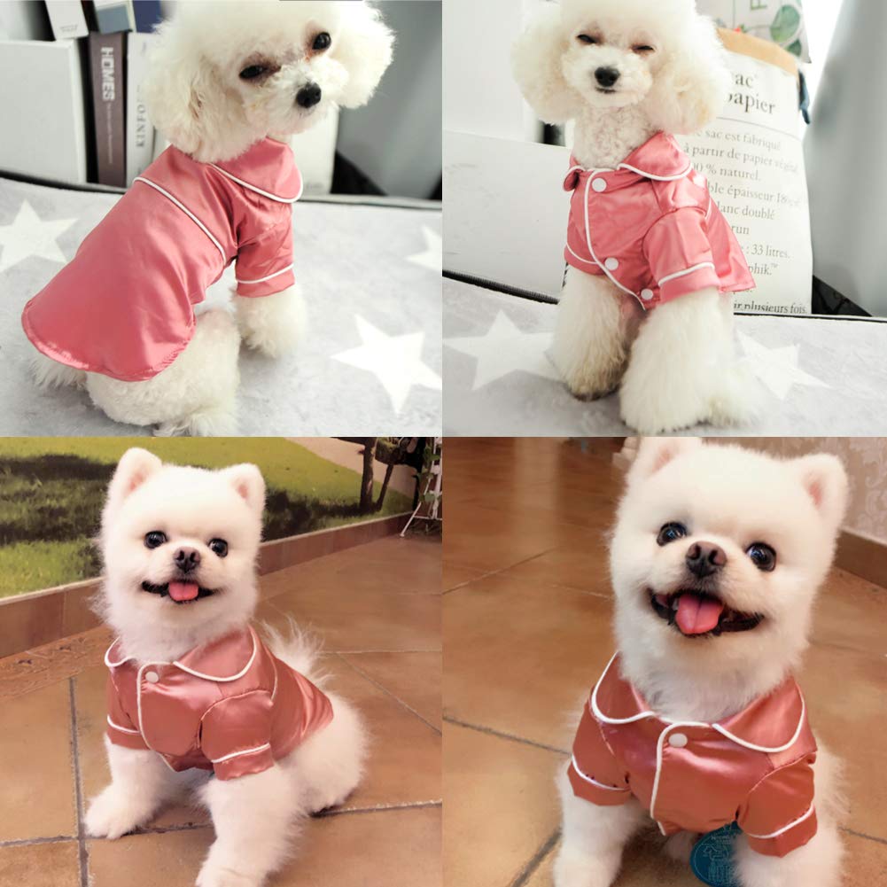 Lifeunion pijama de poliéster para mascotas, ligero y fácil de lavar en casa.