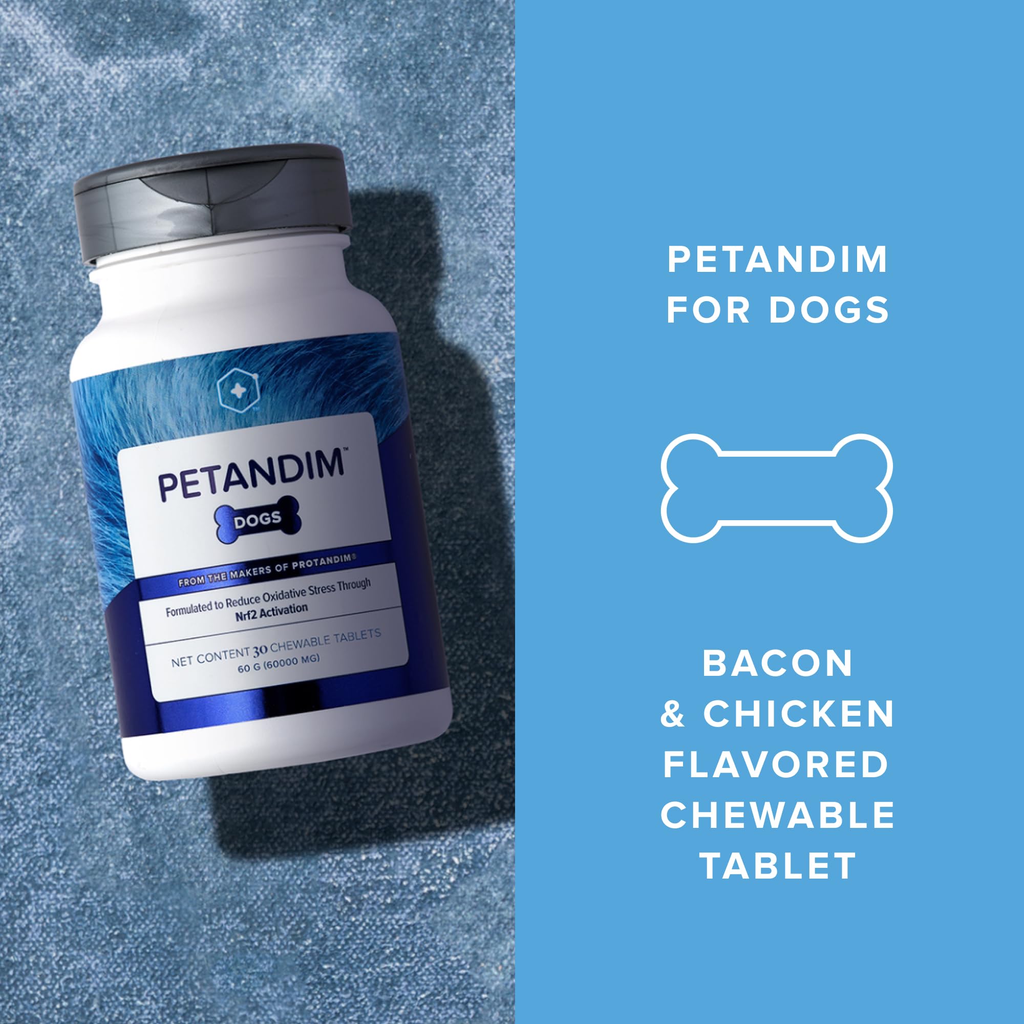 LifeVantage Petandim sabor pollo bacon, fácil de administrar.