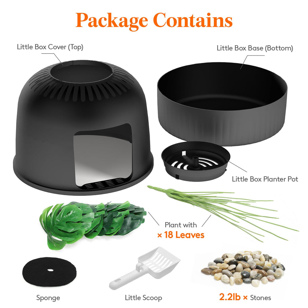 Lifewit pala integrada en el borde de la caja para uso cómodo.