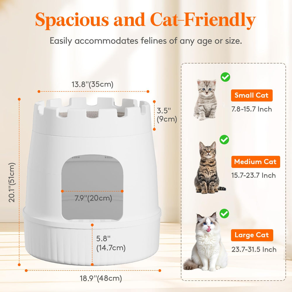 Lifewit castillo-gato diseño castillo: se integra y decora tu sala