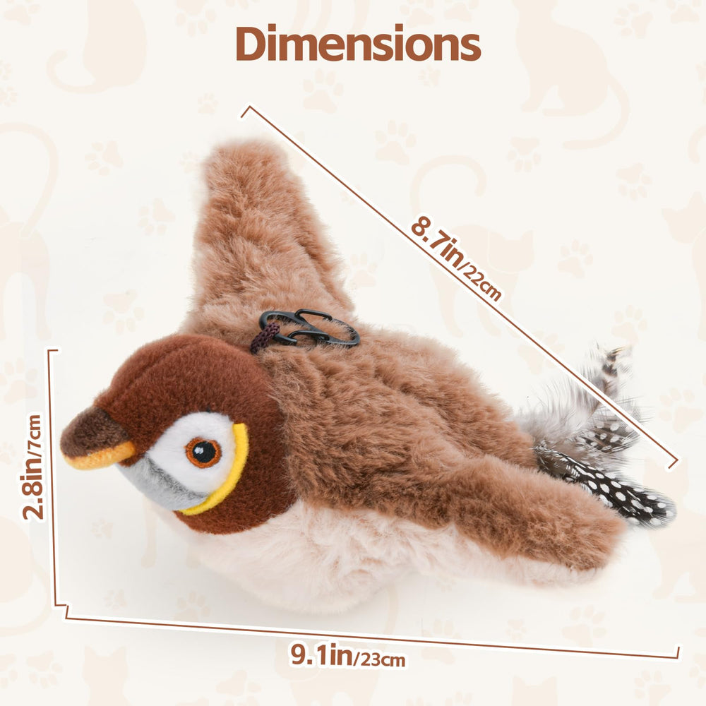 LIFLIX Juguete de peluche para gatos, suave y resistente para jugar.