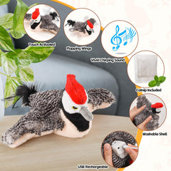 Juguete de peluche duradero de LIFLIX para morder y acurrucarse.