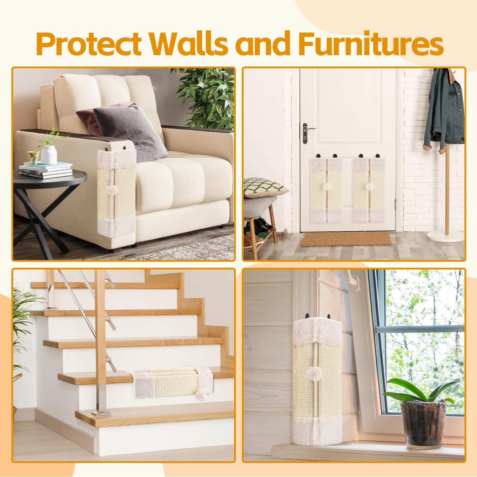Protección de muebles LifLIX y diversión para gatos.