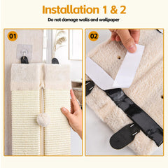 Panel de sisal vertical LifLIX para arañar con altura.