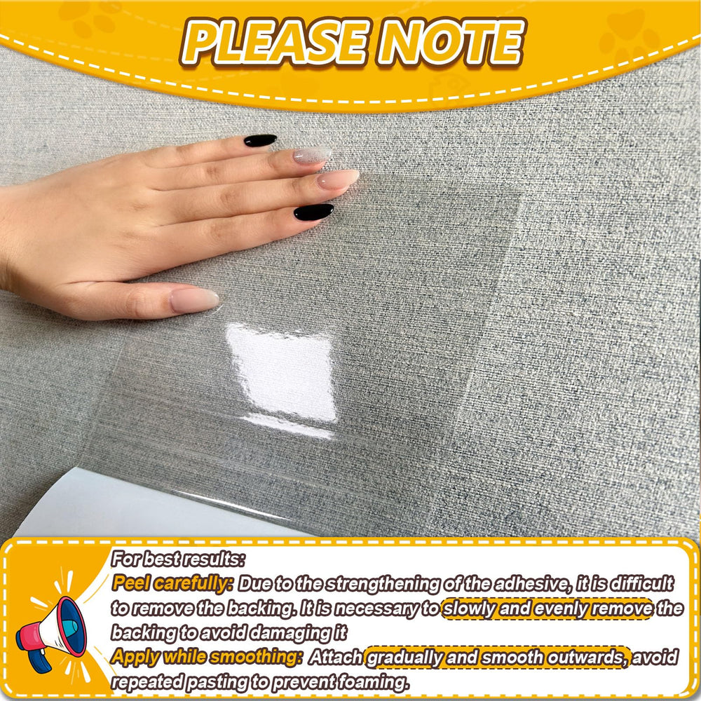 LIHBIH cinta transparente para evitar arañazos de gatos.