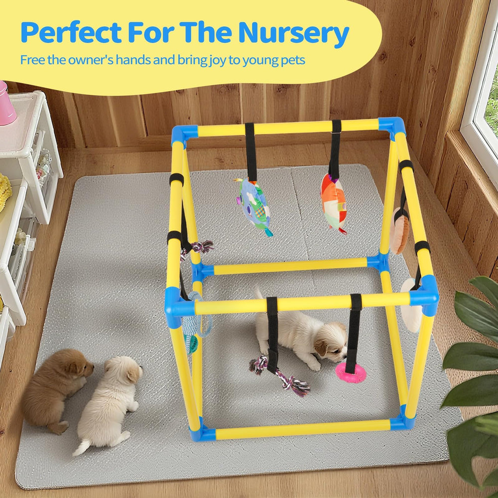 Liitrton Puppy Play Gym juguetes interactivos para mente y cuerpo