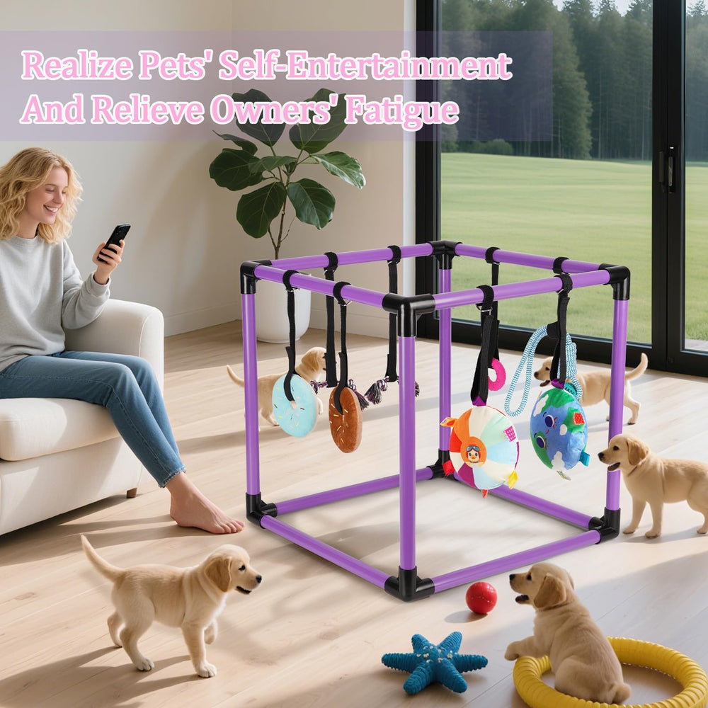 Liitrton Puppy Play Gym, estimulación motriz para cachorros de 0 a 6 meses.