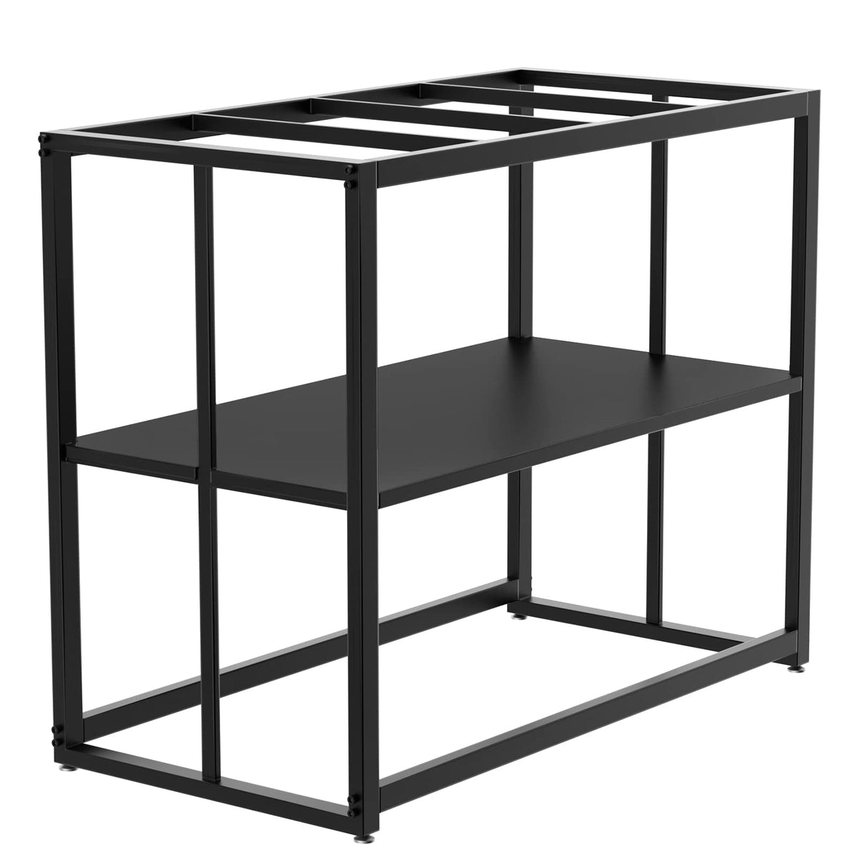 Likeem: soporte de acuario de metal frente, estable para tanques de hasta 40 galones.