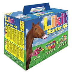 Likit conjunto de inicio: soporte para entretenimiento del caballo y recompensa durante el entrenamiento.