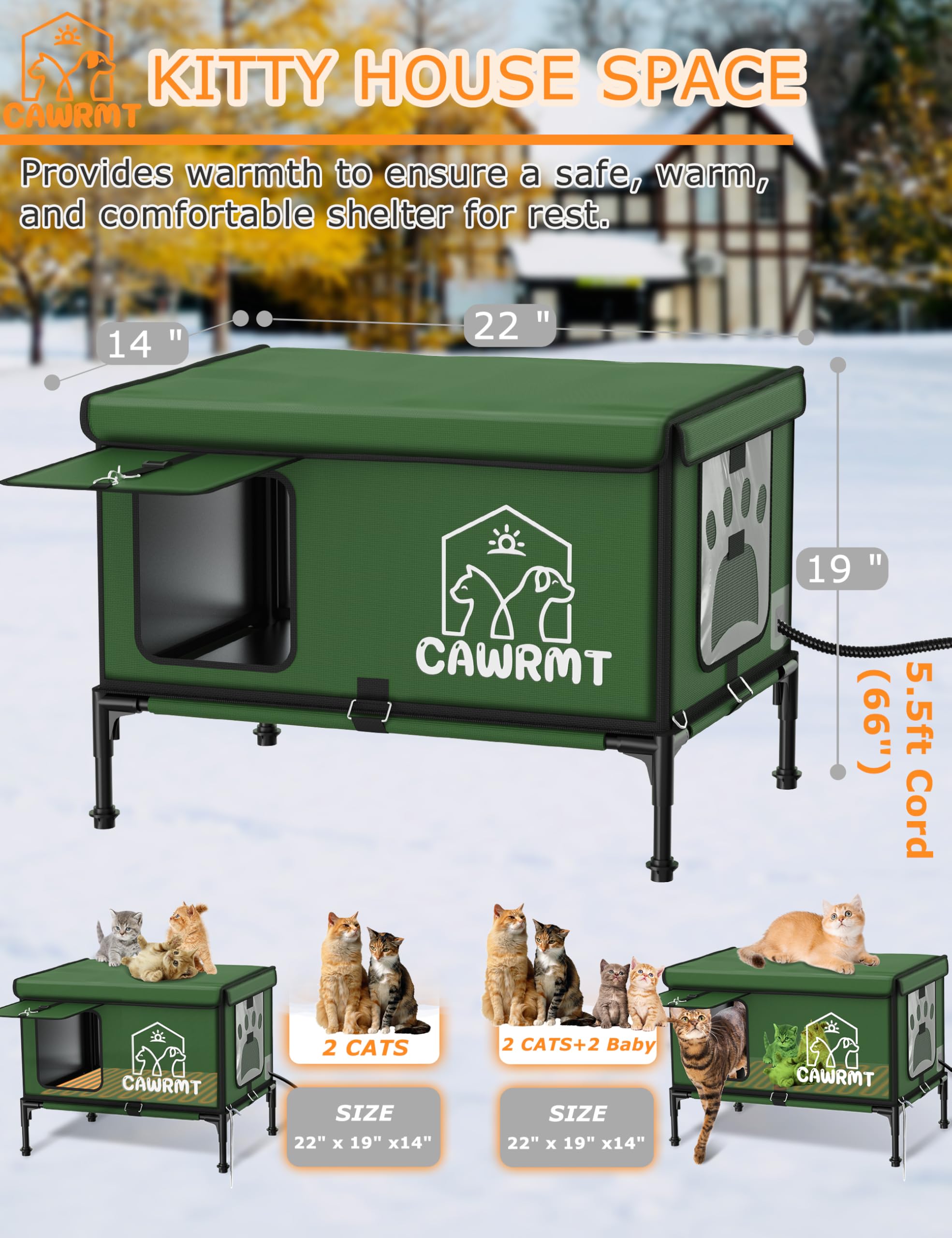 LiLadayd uso-interior-exterior-casa-gato: versatilidad para interiores y exteriores.
