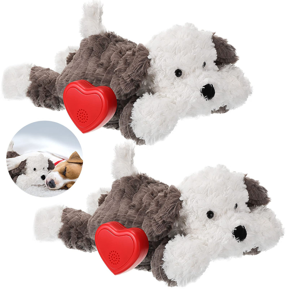 Liliful juguete perrito con latido de corazón frontal, ideal para calmar la ansiedad.