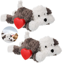 Liliful juguete perrito con latido de corazón frontal, ideal para calmar la ansiedad.