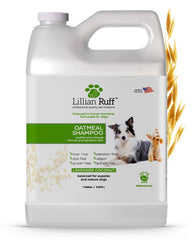 Lillian Ruff Pro fórmula champú para perros, botella con hidratación profunda.