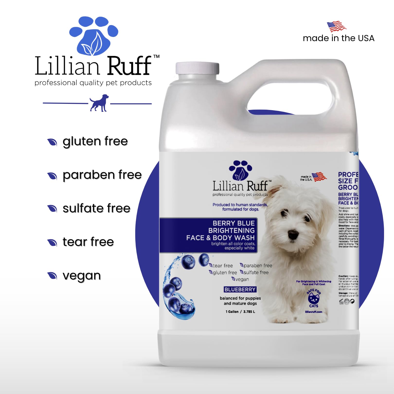 Lillian Ruff PRO Berry Blue: fórmula concentrada que rinde más por uso.